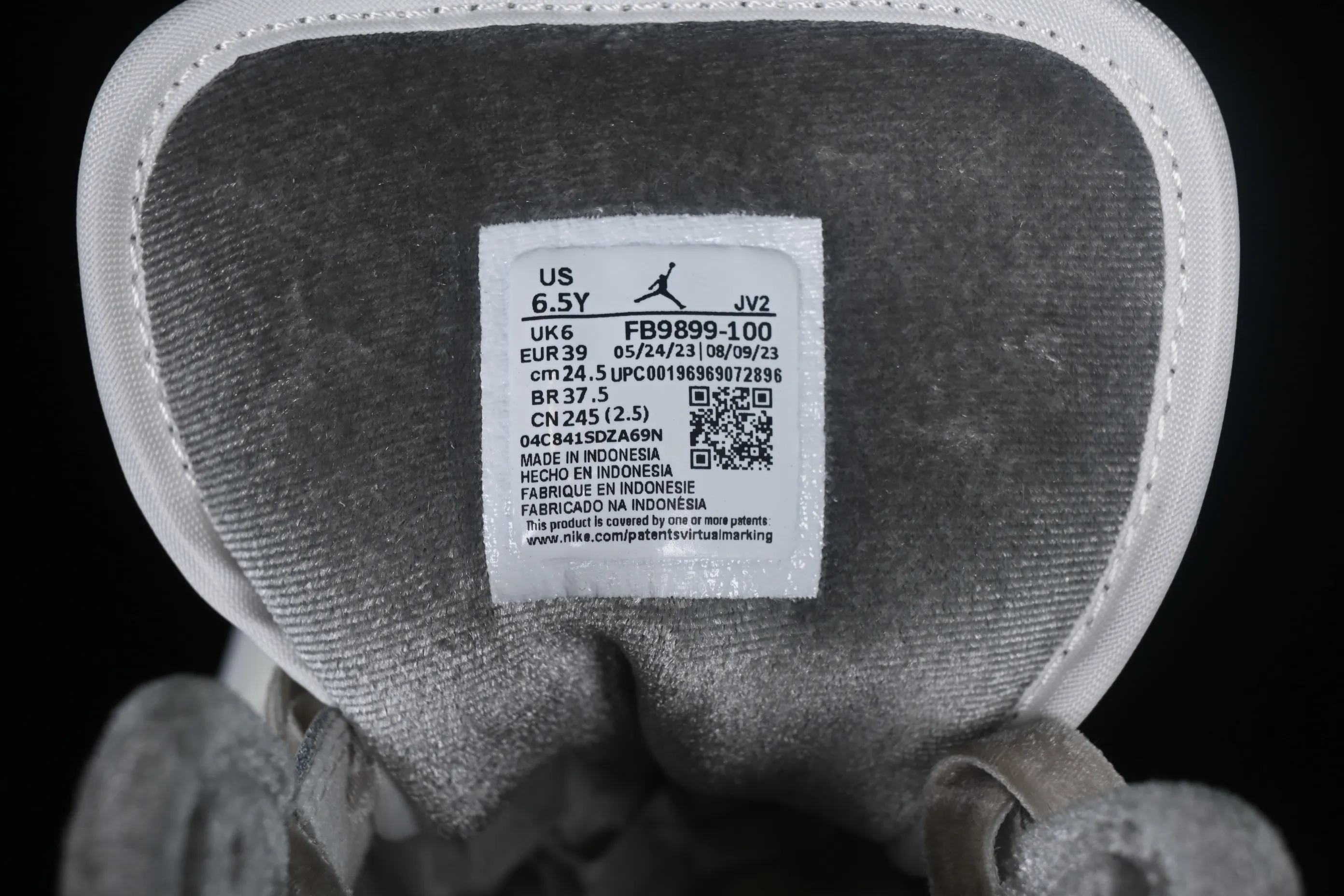 All categories Air Jordan Jordan series basketball shoes Air Jordan 1 Mid G version pure original Air Jordan 1 Mid AJ1 Joe 1 rice gray Chinese culture casual sneakers FB9899-100